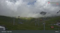 Archiv Foto Webcam Samnaun - Blickrichtung Viderjoch 08:00