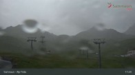 Archiv Foto Webcam Samnaun - Blickrichtung Viderjoch 16:00