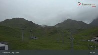 Archiv Foto Webcam Samnaun - Blickrichtung Viderjoch 07:00