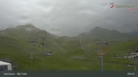 Archiv Foto Webcam Samnaun - Blickrichtung Viderjoch 08:00