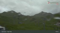 Archiv Foto Webcam Samnaun - Blickrichtung Viderjoch 18:00