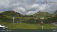 Archiv Foto Webcam Samnaun - Blickrichtung Viderjoch 08:00