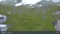 Archiv Foto Webcam Samnaun - Blickrichtung Viderjoch 18:00
