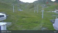 Archiv Foto Webcam Samnaun - Blickrichtung Viderjoch 18:00