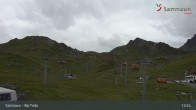 Archiv Foto Webcam Samnaun - Blickrichtung Viderjoch 12:00