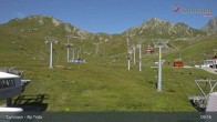 Archiv Foto Webcam Samnaun - Blickrichtung Viderjoch 08:00