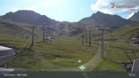 Archiv Foto Webcam Samnaun - Blickrichtung Viderjoch 16:00