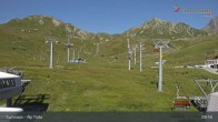 Archiv Foto Webcam Samnaun - Blickrichtung Viderjoch 08:00