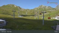 Archiv Foto Webcam Samnaun - Blickrichtung Viderjoch 10:00