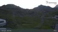 Archiv Foto Webcam Samnaun - Blickrichtung Viderjoch 18:00