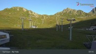 Archiv Foto Webcam Samnaun - Blickrichtung Viderjoch 06:00