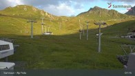 Archiv Foto Webcam Samnaun - Blickrichtung Viderjoch 06:00
