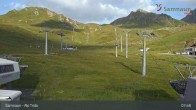 Archiv Foto Webcam Samnaun - Blickrichtung Viderjoch 07:00