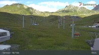 Archiv Foto Webcam Samnaun - Blickrichtung Viderjoch 08:00