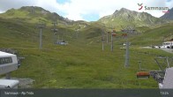 Archiv Foto Webcam Samnaun - Blickrichtung Viderjoch 12:00