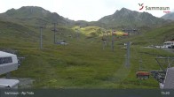 Archiv Foto Webcam Samnaun - Blickrichtung Viderjoch 14:00