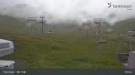 Archiv Foto Webcam Samnaun - Blickrichtung Viderjoch 08:00