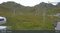 Archiv Foto Webcam Samnaun - Blickrichtung Viderjoch 08:00
