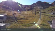 Archiv Foto Webcam Samnaun - Blickrichtung Viderjoch 16:00