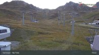 Archiv Foto Webcam Samnaun - Blickrichtung Viderjoch 18:00