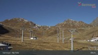 Archiv Foto Webcam Samnaun - Blickrichtung Viderjoch 08:00