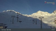Archiv Foto Webcam Samnaun - Blickrichtung Viderjoch 06:00