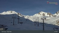 Archiv Foto Webcam Samnaun - Blickrichtung Viderjoch 07:00