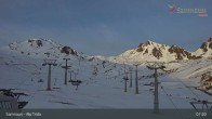 Archiv Foto Webcam Samnaun - Blickrichtung Viderjoch 06:00