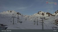 Archiv Foto Webcam Samnaun - Blickrichtung Viderjoch 07:00