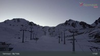 Archiv Foto Webcam Samnaun - Blickrichtung Viderjoch 00:00