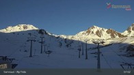 Archiv Foto Webcam Samnaun - Blickrichtung Viderjoch 07:00
