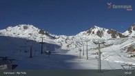 Archiv Foto Webcam Samnaun - Blickrichtung Viderjoch 08:00