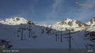Archiv Foto Webcam Samnaun - Blickrichtung Viderjoch 15:00