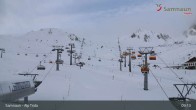 Archiv Foto Webcam Samnaun - Blickrichtung Viderjoch 08:00