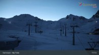 Archiv Foto Webcam Samnaun - Blickrichtung Viderjoch 16:00