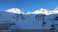 Archiv Foto Webcam Samnaun - Blickrichtung Viderjoch 08:00