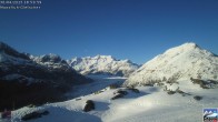 Archiv Foto Webcam Riederalp - Aletschgletscher 19:00