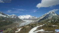 Archiv Foto Webcam Riederalp - Aletschgletscher 13:00