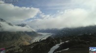 Archiv Foto Webcam Riederalp - Aletschgletscher 07:00
