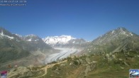 Archiv Foto Webcam Riederalp - Aletschgletscher 13:00
