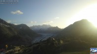Archiv Foto Webcam Riederalp - Aletschgletscher 05:00