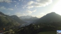 Archiv Foto Webcam Riederalp - Aletschgletscher 06:00