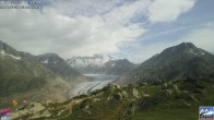 Archiv Foto Webcam Riederalp - Aletschgletscher 09:00