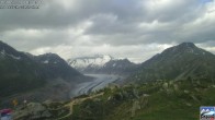 Archived image Webcam Moosfluh, Riederalp 19:00