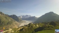Archiv Foto Webcam Riederalp - Aletschgletscher 07:00