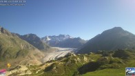 Archiv Foto Webcam Riederalp - Aletschgletscher 07:00