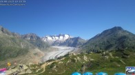 Archiv Foto Webcam Riederalp - Aletschgletscher 09:00
