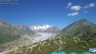 Archiv Foto Webcam Riederalp - Aletschgletscher 11:00