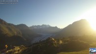 Archiv Foto Webcam Riederalp - Aletschgletscher 05:00