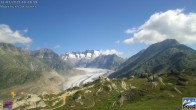 Archiv Foto Webcam Riederalp - Aletschgletscher 09:00